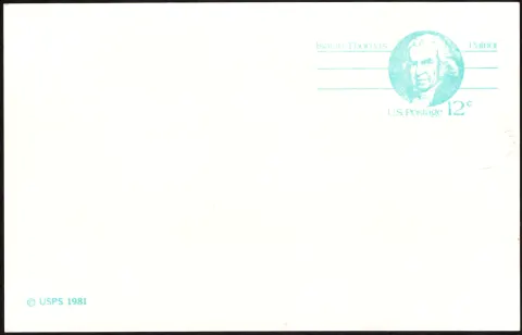 Isaiah Thomas Patriot postal card