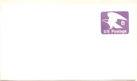 B Eagle – unused stamped envelope
