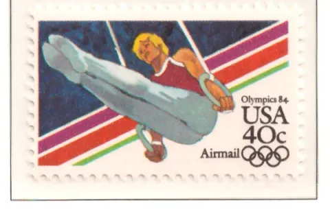 1983 Summer Olympics airmail – Men's Gymnastics