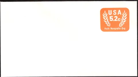 1983 Authorized Nonprofit Organization stamped envelope
