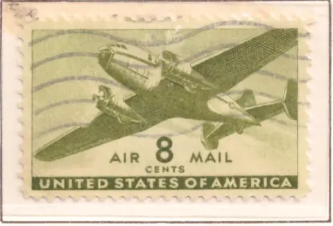 Transport Plane Airmail – 8 cents