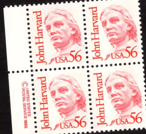 John Harvard – Block of 4