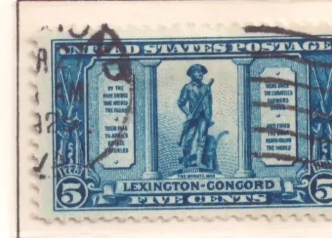 Lexington–Concord Issue – The Minute Man