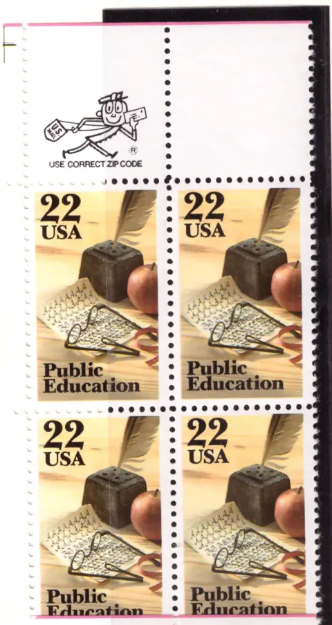 Public Education in America – Block of 4
