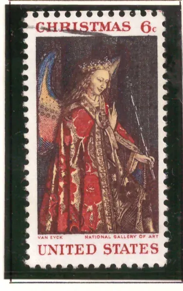 1968 Christmas – Angel Gabriel by Jan van Eyck