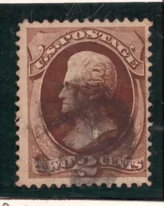 2 Cents – Andrew Jackson (brown, Continental printing probable)