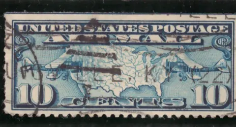 Airmail – Map and Airplanes