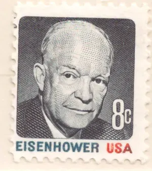Dwight D. Eisenhower – 8c booklet single