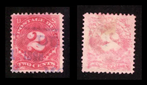 U.S. Postage Due – Large Numeral