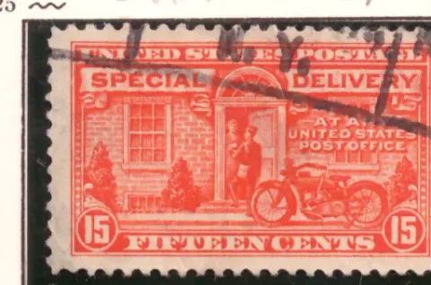 15 Cents – Special Delivery, motorcycle messenger