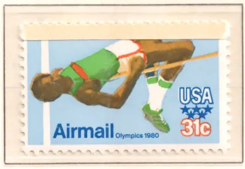 Olympics 1980 – High Jumper airmail