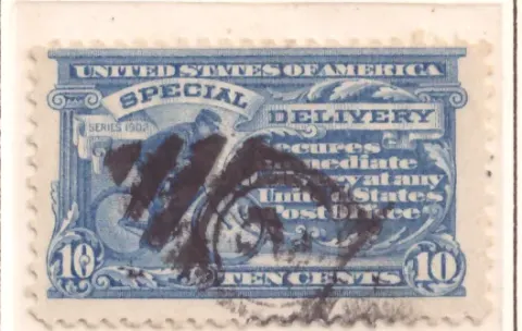 10 Cents – Special Delivery, bicycle messenger