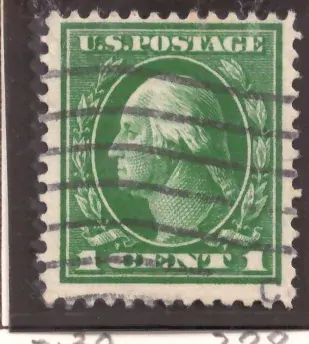 1 Cent – George Washington, green