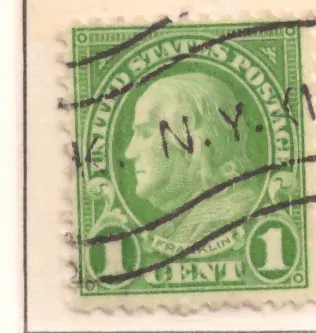 1 Cent – Benjamin Franklin, Fourth Bureau