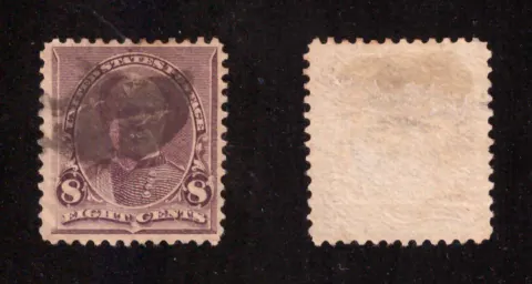 8 Cents – William T. Sherman (dull purple)