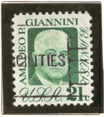 Amadeo P. Giannini – Prominent Americans