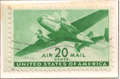 Transport Plane Airmail – 20 cents