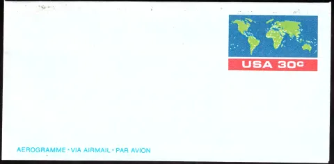 1983 World Communications Year aerogramme