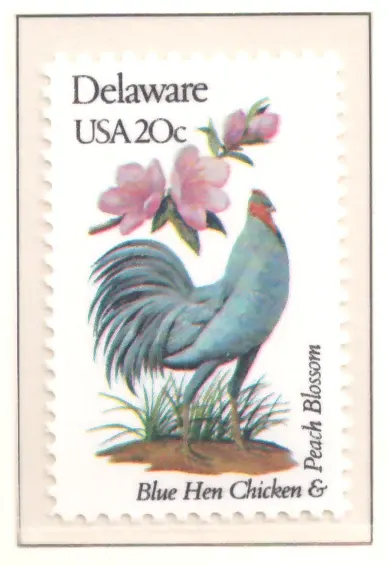 1982 State Birds and Flowers – Delaware