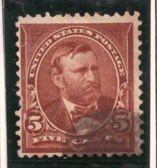 5 Cents – Ulysses S. Grant, red brown