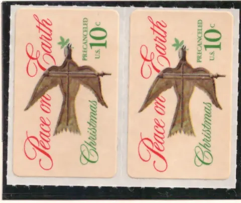 Christmas – Peace on Earth self-adhesive pair