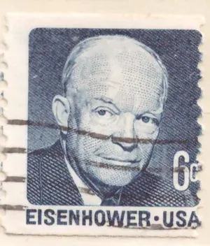 Dwight D. Eisenhower – 6c booklet single