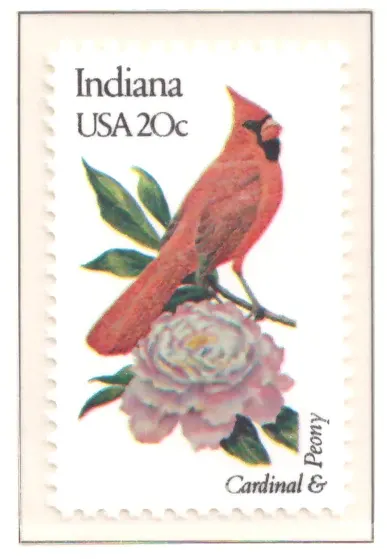 1982 State Birds and Flowers – Indiana