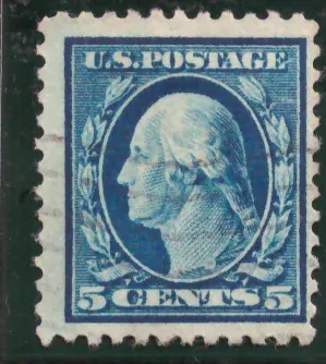 5 Cents – George Washington, blue