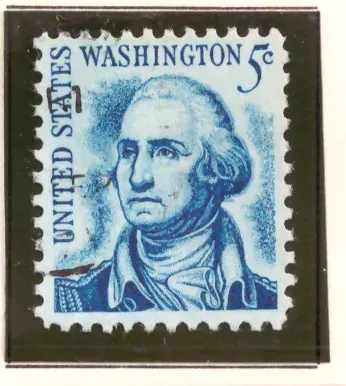 George Washington, clean-face type – Prominent Americans