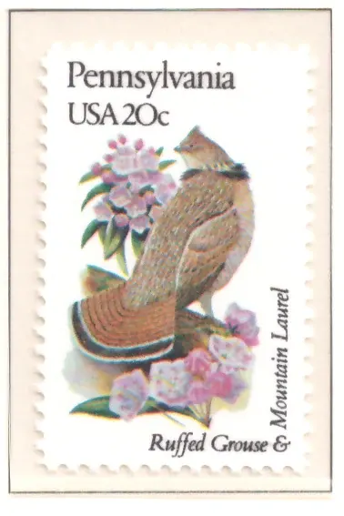 1982 State Birds and Flowers – Pennsylvania