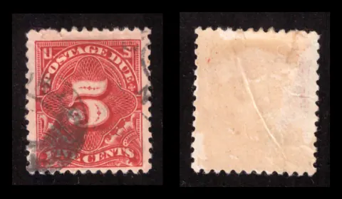 U.S. Postage Due – Large Numeral