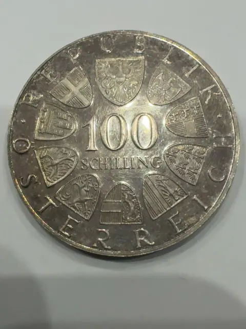 100 Schilling – XII Olympische Winterspiele Innsbruck 1976