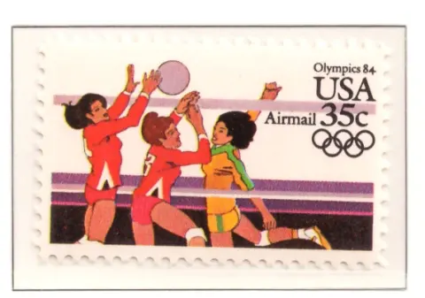 1983 Summer Olympics airmail – Women's Volleyball