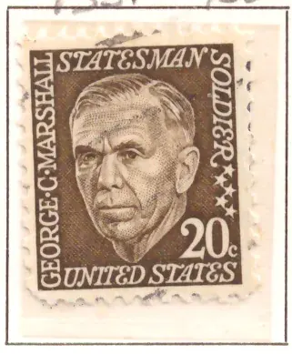 Prominent Americans – George C. Marshall