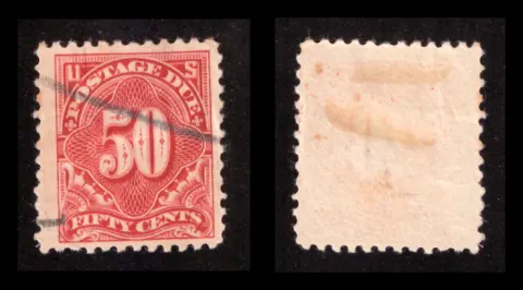 U.S. Postage Due – Large Numeral