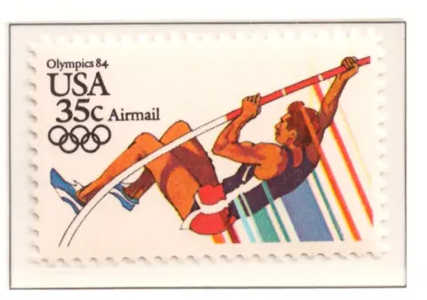 1983 Summer Olympics airmail – Pole Vault