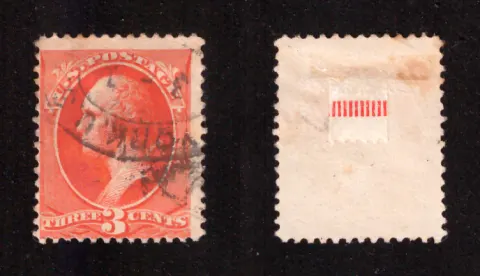3 Cents – George Washington (vermilion)