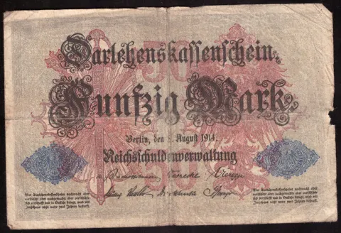 50 Mark – Darlehnskassenschein