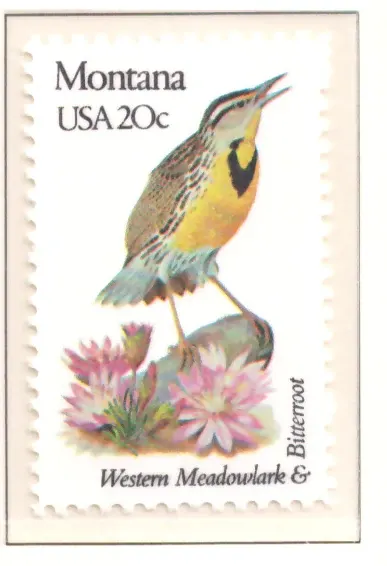 1982 State Birds and Flowers – Montana