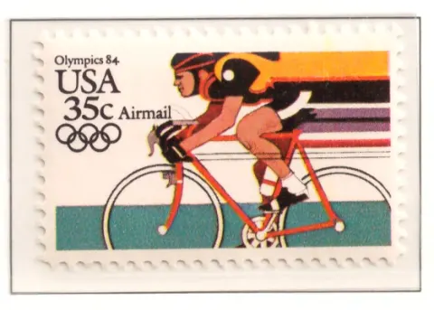 1983 Summer Olympics airmail – Cycling