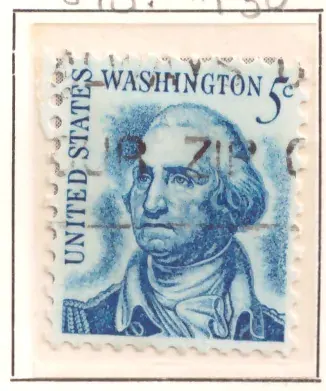 Prominent Americans – George Washington, Unshaven Type