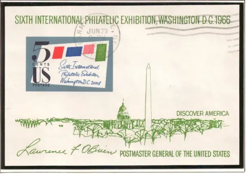 SIPEX 1966 – Souvenir Sheet (Cancelled Copy)