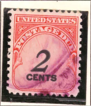 Postage Due – 2 cents numeral
