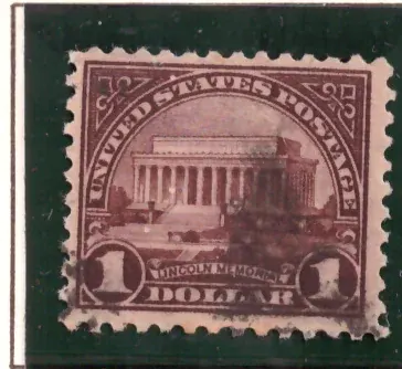 1 Dollar – Lincoln Memorial, Fourth Bureau