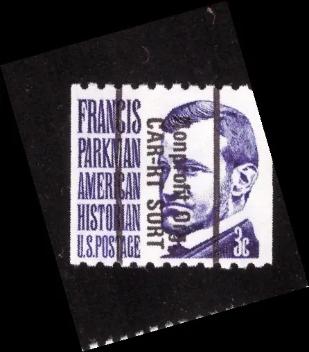 Prominent Americans – Francis Parkman, precancel coil