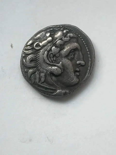 Alexander III… silver drachma.. Heracle / Zeus