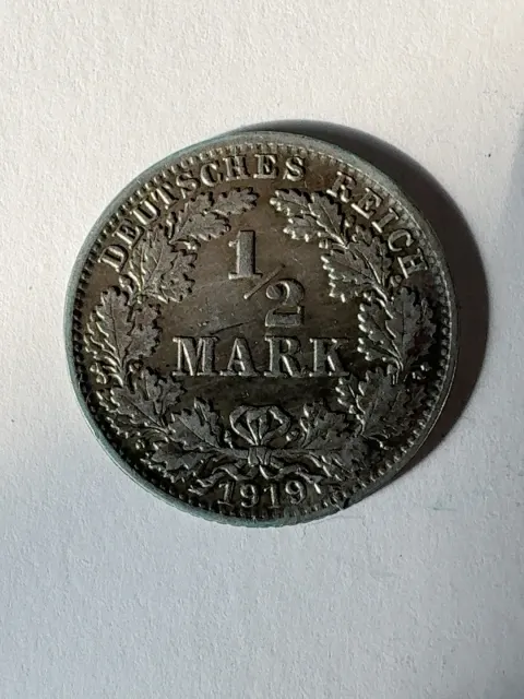 ½ Mark – Deutsches Reich (J)