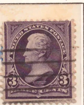 3 Cents – Andrew Jackson (violet, First Bureau)