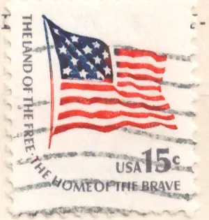 Fort McHenry Flag – used booklet single
