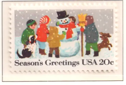 1982 Seasons Greetings – Snowman